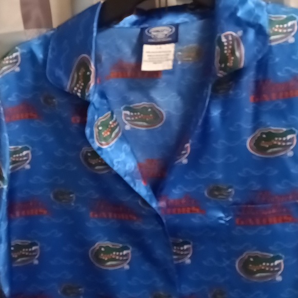 FINAL PRICE CONCEPT'S SPORTS UF GATORS orange/blue/white s/s night shirt Sz Lrg - Picture 4 of 9